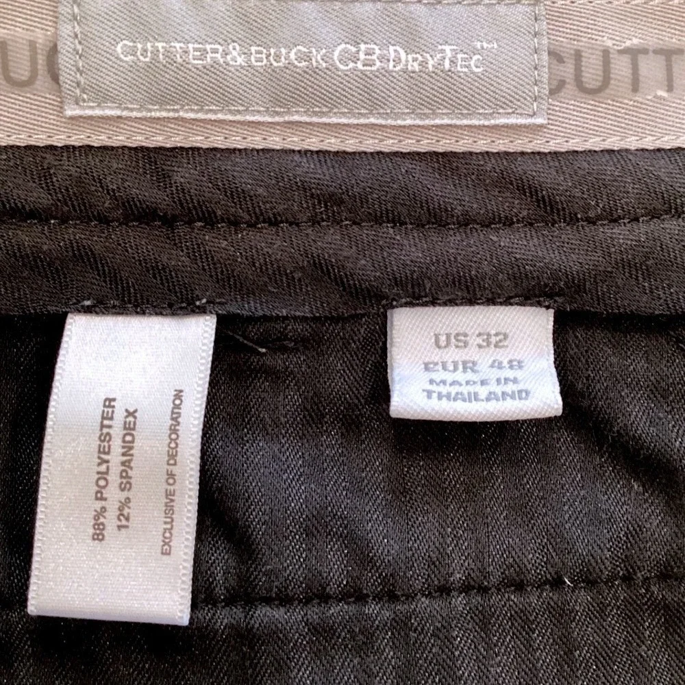 Cutter & Buck‎ Mens Shorts DryTec Performance Golf Navy Blue Stretch - 32